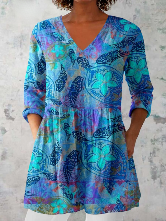 Selora™ | Comfortable Long Blouse for Women