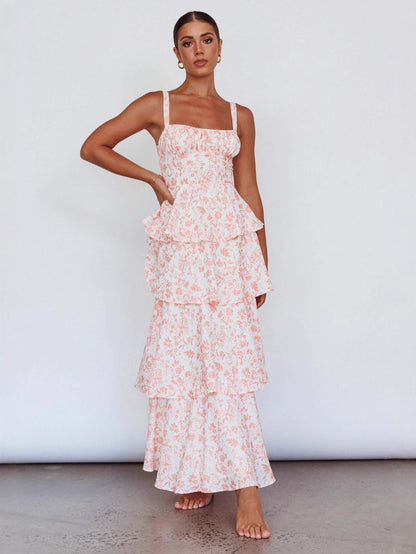 Seraphine™ | Tiered Floral Maxi Dress for Women