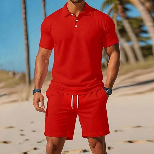 Montrel™ | Polo and Shorts Set for Men