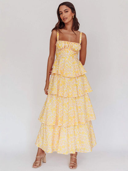 Seraphine™ | Tiered Floral Maxi Dress for Women